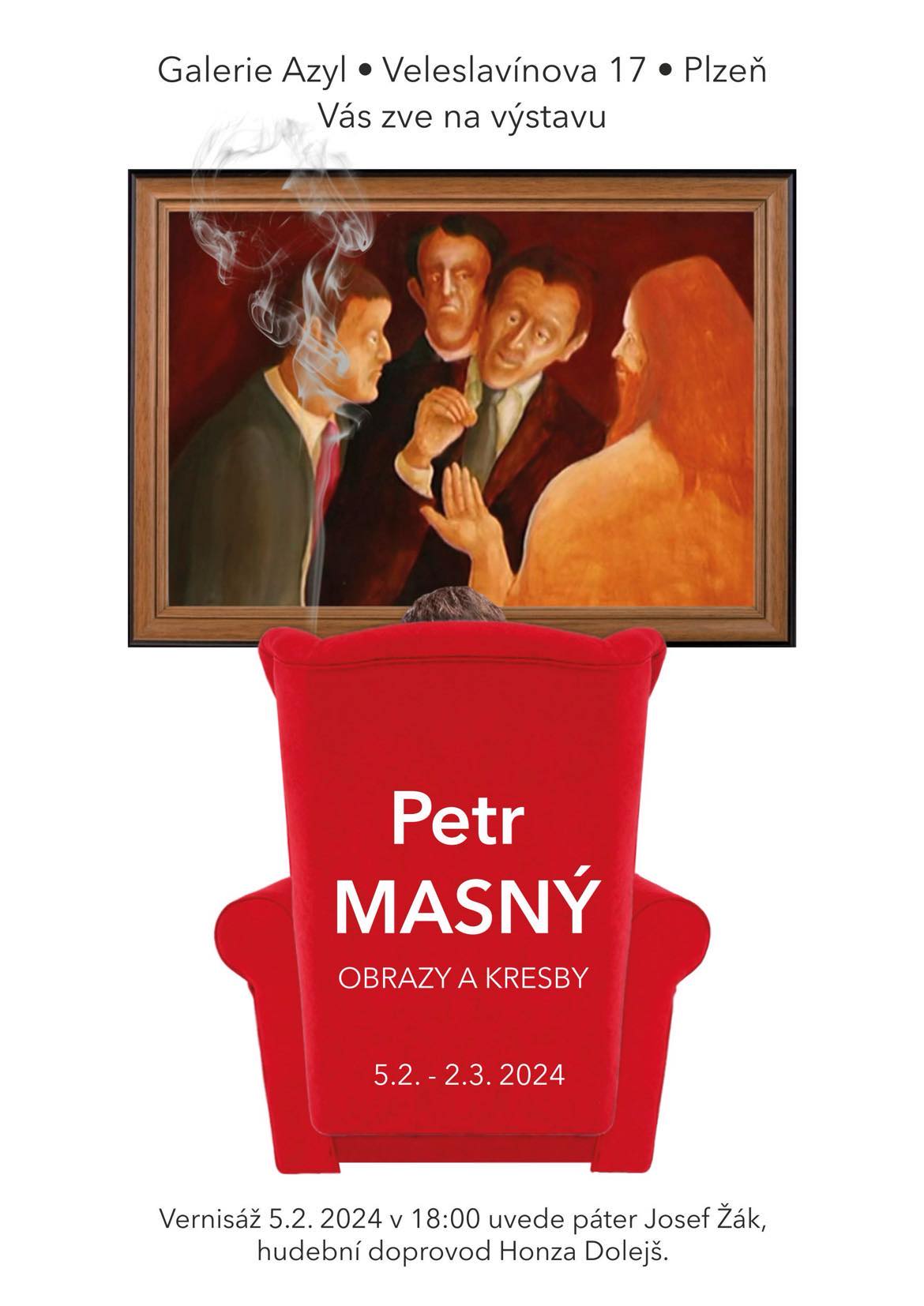 Petr Masný - Obrazy a kresby 5.2.2024 - 2.2.2024